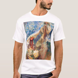 Madonna of the Lily, Mucha T Shirt