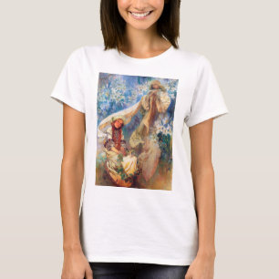 Madonna of the Lily, Mucha T Shirt
