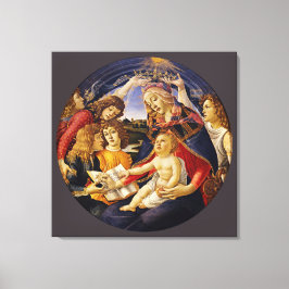 Madonna of the Magnificat by Botticelli Canvastryck