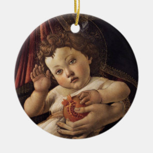Madonna of the Pomegranate Julgransprydnad Keramik