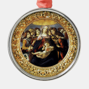 Madonna of the Pomegranate Julgransprydnad Metall