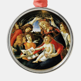 Madonna of the Pomegranate Julgransprydnad Metall