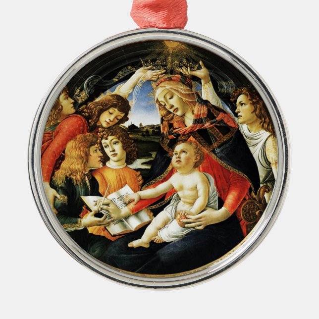 Madonna of the Pomegranate Julgransprydnad Metall (Framsidan)