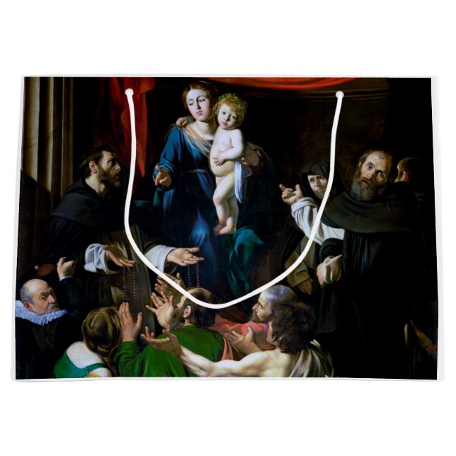 Madonna of the Rosary, Caravaggio (Framsidan)