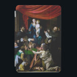 Madonna of the Rosary, Caravaggio iPad Mini Skydd<br><div class="desc">Caravaggio (29 september 1571-18 juli 1610) var en italiensk målare verksam i Rom under större delen av sitt konstnärliga liv. Under de sista fyra åren av sitt liv flyttat han mellan Neapel, Malta och Sicilien tills han dog. Hans målningar kombinerar en realistisk observation av människans tillstånd, både fysiskt och känslomässigt,...</div>