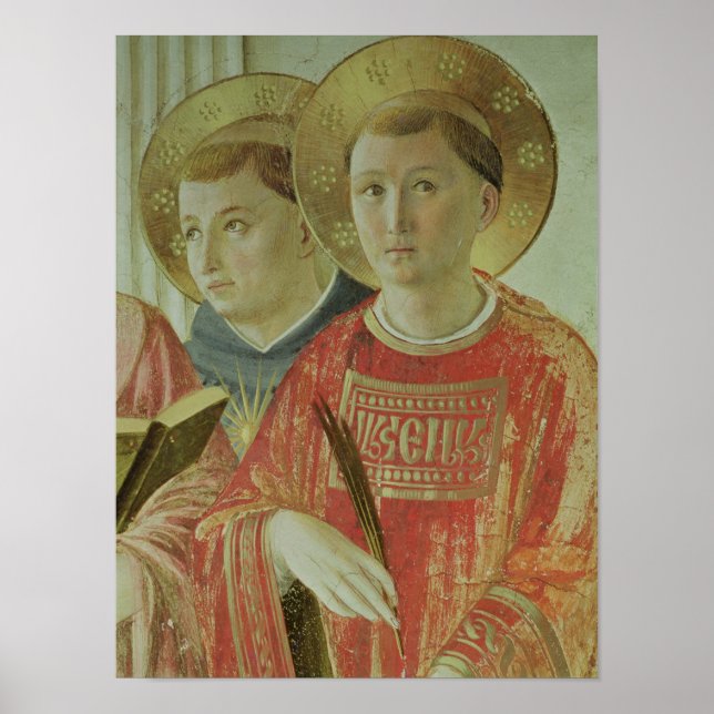 Madonna of the Shadow, detalj av St. Thomas Poster (Framsidan)