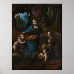 Madonna of the Sten"Virgin Mary, baby Jesus, John Poster