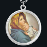 Madonna of the Streets Heliga Mary Madonnina Silverpläterat Halsband<br><div class="desc">Madonna från Streets Heliga Mary Blsed Virgin - konstutskrifter på olika material. En underbar presentidé för att göra ditt hem ljusare. Köp även den här teckningen på telefonväskor, kläder, mugg, kuddar och annat. Poster och konst Skriv ut på kläder och för väggen - olika bakgrunder - underbar utskrift för dig...</div>