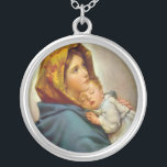 Madonna of the Streets Heliga Mary Madonnina Silverpläterat Halsband<br><div class="desc">Madonna från Streets Heliga Mary Blsed Virgin - konstutskrifter på olika material. En underbar presentidé för att göra ditt hem ljusare. Köp även den här teckningen på telefonväskor, kläder, mugg, kuddar och annat. Poster och konst Skriv ut på kläder och för väggen - olika bakgrunder - underbar utskrift för dig...</div>