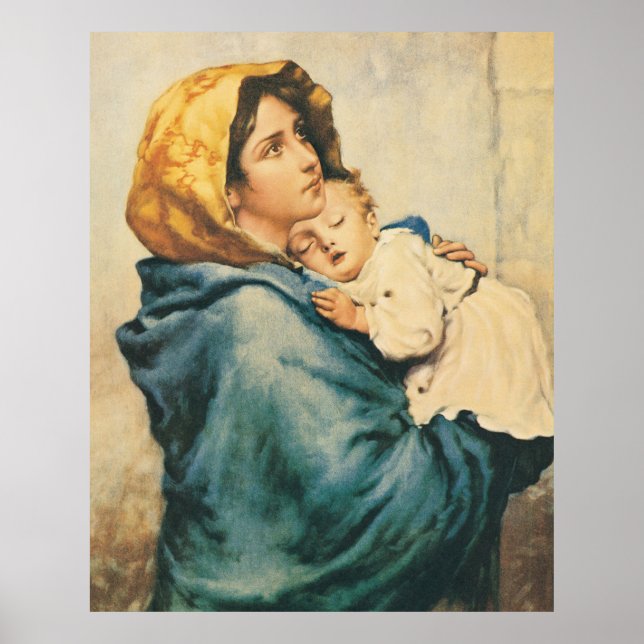 Madonna of the streets - Roberto Ferruzzi Poster (Framsidan)