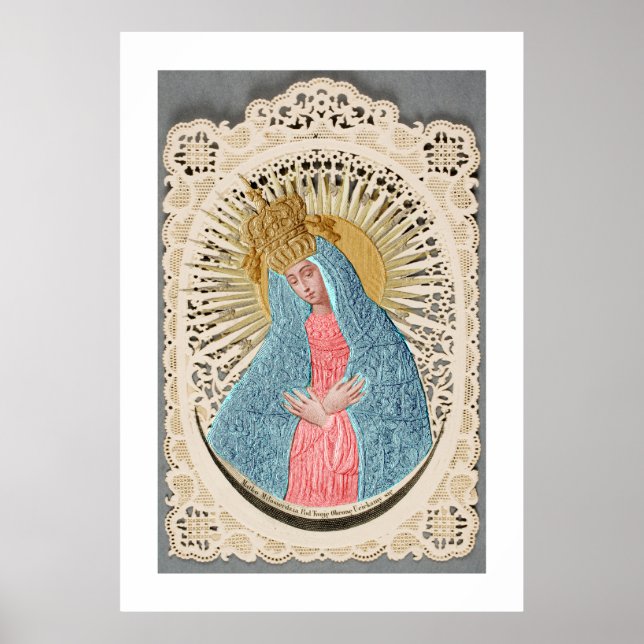 Madonna Queen of Heaven på Snöre Poster (Framsidan)