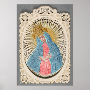 Madonna Queen of Heaven på Snöre Poster