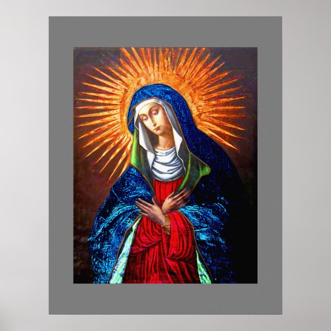 Madonna Queen of Heaven på Snöre Poster (Framsidan)