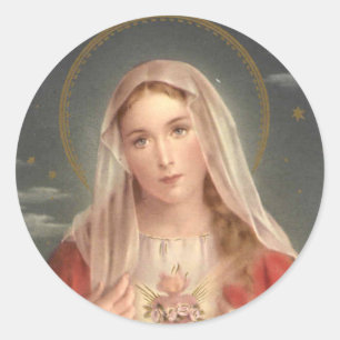 Madonna Runt Klistermärke