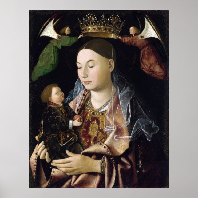 Madonna Salting – Antonello da Messina Poster (Framsidan)