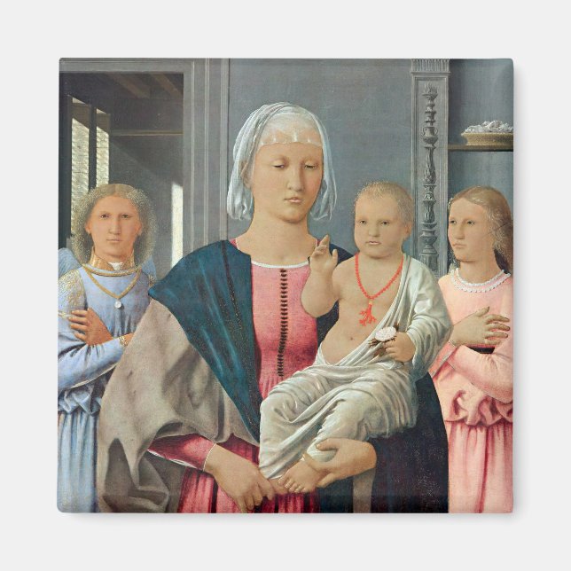 Madonna Senigallia - Piero della Francesca - c1 Magnet (Framsidan)