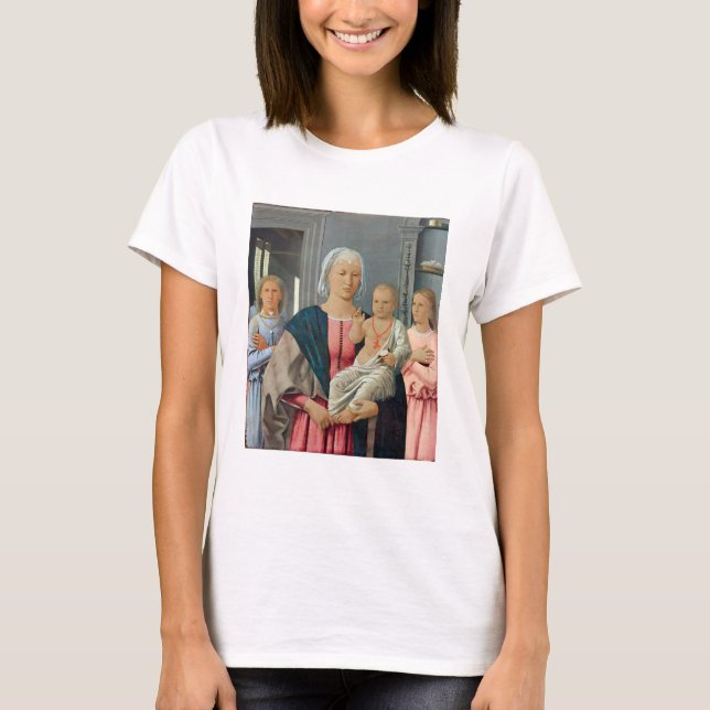 Madonna Senigallia - Piero della Francesca - c1 T Shirt (Framsida)
