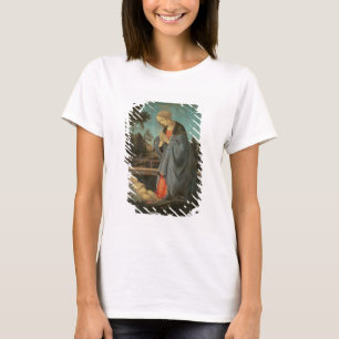Madonna som tillber barnet, c.1477-80 (olja på p tee shirt