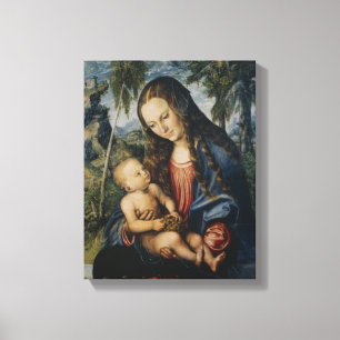 Madonna under granträd, c.1510 canvastryck