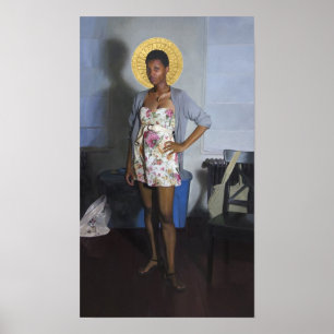 Madonna utan underordnad utskrift poster