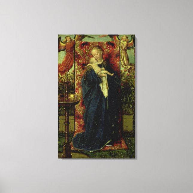 Madonna vid Fontän, 1439 Canvastryck (Framsida)