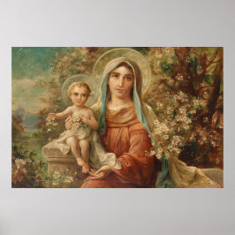 Madonna with Child by Hans Zatzka - poster