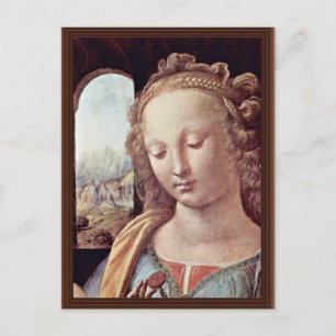 Madonna with the carnation by Leonardo da Vinci Vykort