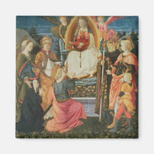 Madonnaen av den sakrala gördelen, 1456 (tempera magnet