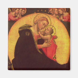 Madonnaen av ödmjukhet, 1390-1400 magnet