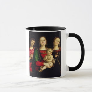 Madonnaen och barnet med St John baptistisk Mugg