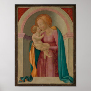 Madonnaen och barnet poster