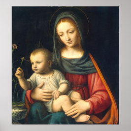 Madonnan - Bernardino Luini Fint Konstaffisch Poster