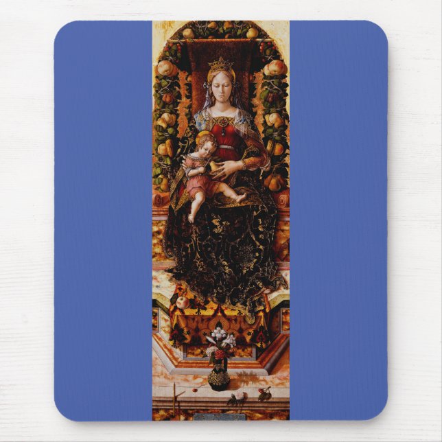 Madonnan della Candeletta Carlo Crivelli Konst Musmatta (Framsidan)
