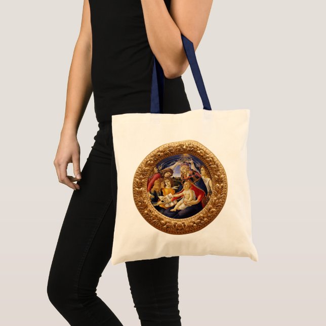 Madonnan med Magnificat av Sandro Botticelli Tygkasse (Framsida (produkt))