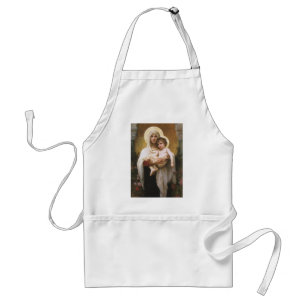 Madonnan med rosorna av Bouguereau Förkläde