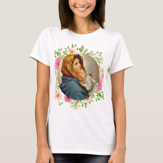 Madonnina Madonna the Streets Ferruzzi Mary T Shirt (Framsida)