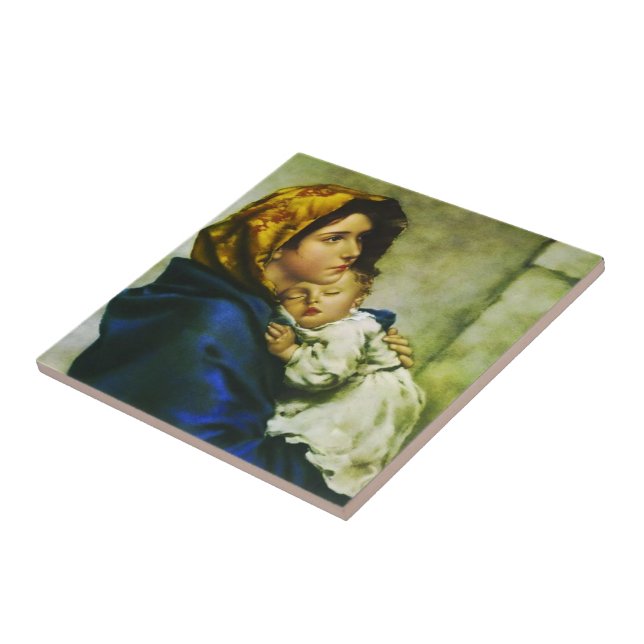 Madonnina - Virgin Mary - Madonna the Streets Kakelplatta (Sidan)