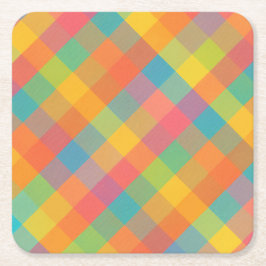 Madras Breeze - Diagonal Play Papper Underlägg Kvadrat