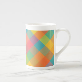 Madras Breeze - Diagonal Play Specialty Mugg Benporslin Mugg