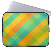 Madras Check Revival - Play Mönster Laptop sleeve
