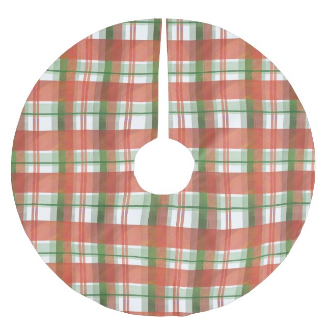 Madras Play jul Julgransmatta Borstad Polyester (Framsidan)
