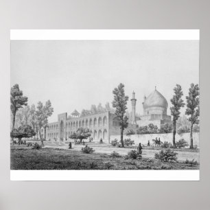 Madrasa-yi Masjid-i schahSultan Hussein, i Isfaha Poster