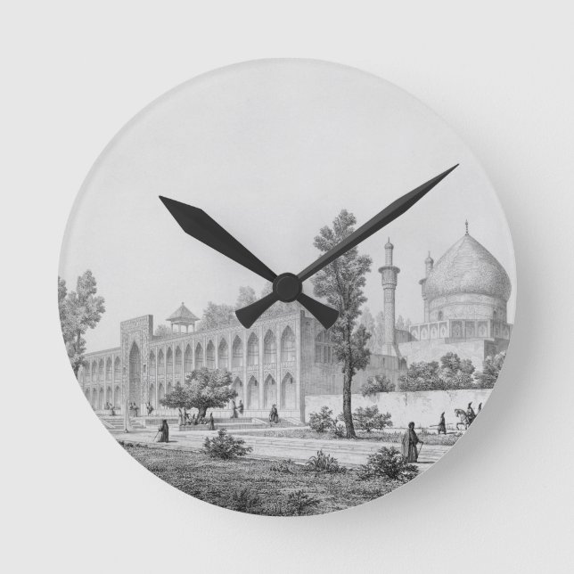 Madrasa-yi Masjid-i schahSultan Hussein, i Isfaha Rund Klocka (Framsida)