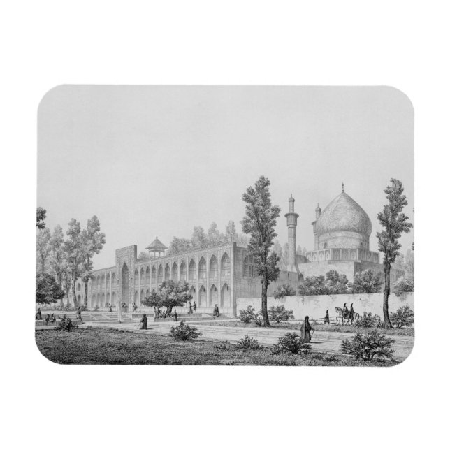 Madrasa-yi Masjid-i Shah Sultan Hussein, på Isfaha Magnet (Horisontell)