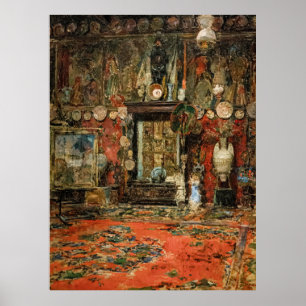 Madrazo Fortuny Studio i Rom Poster