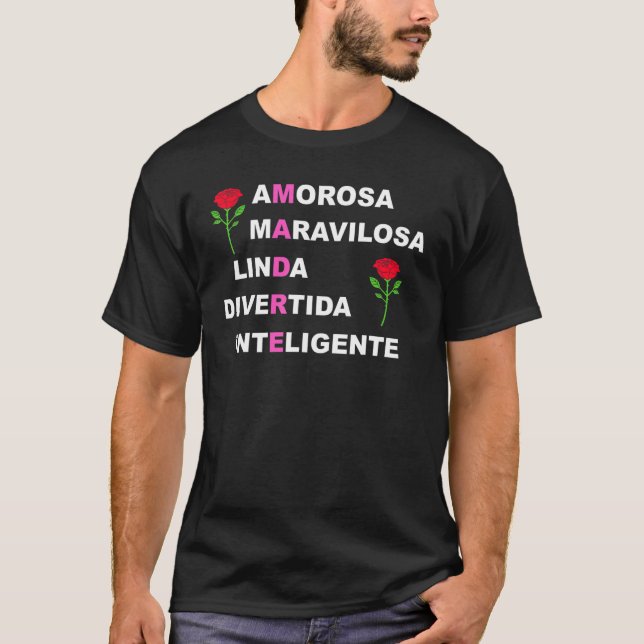 Madre Amorosa Maravillosa Playera para el dia de l T Shirt (Framsida)