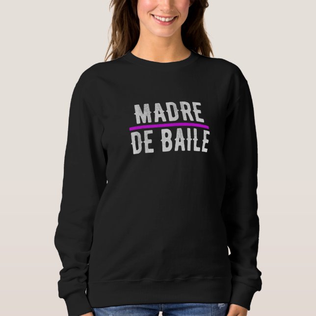 Madre De Baile Spansk Dansmamma T Shirt (Framsida)