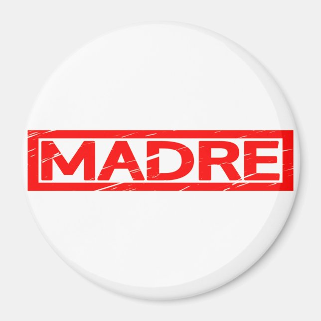 Madre Frimärke Magnet (Framsidan)