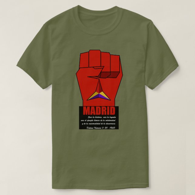 MADRID 1936 T SHIRT (Design framsida)