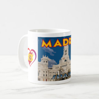 Madrid, besök Spanien... Kaffemugg